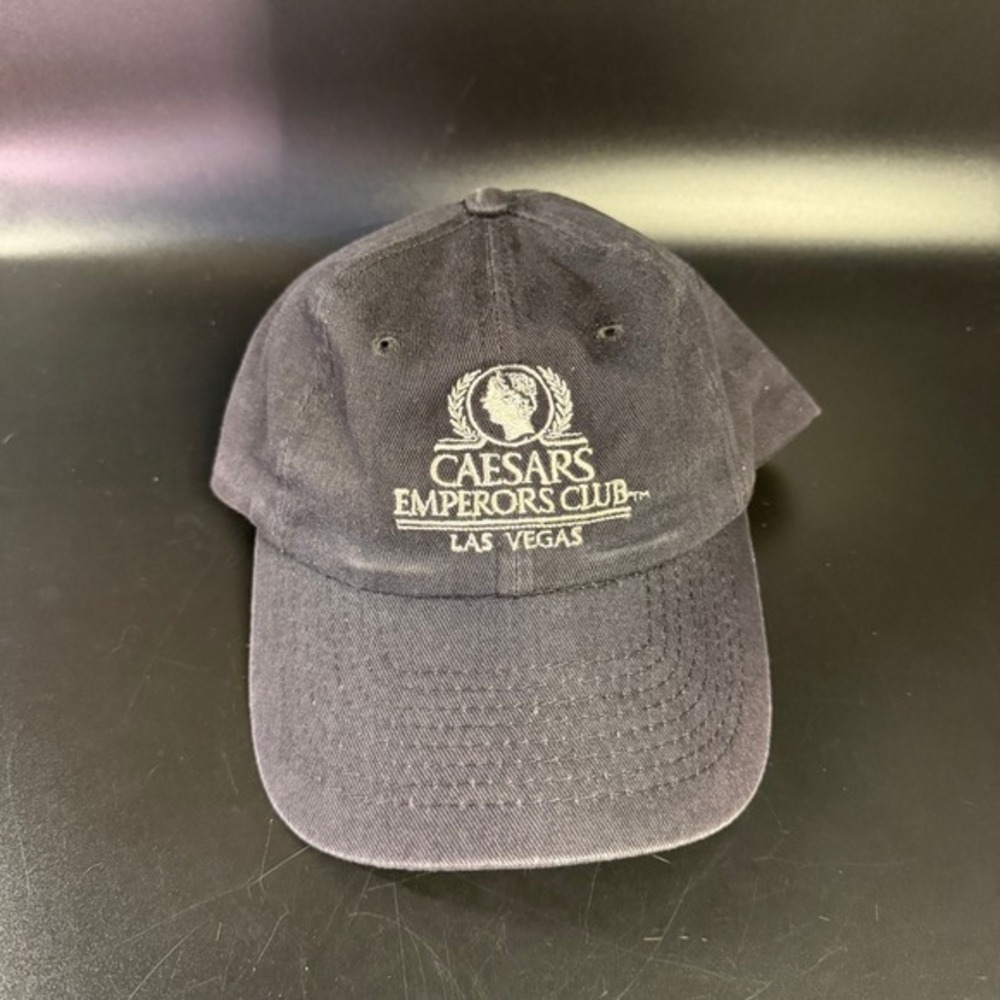 Caesars Emperors Club‎ Las Vegas Black Cotton Snapback Hat Mens OSFA